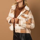 FAUX PLAID JACKET