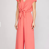 Coral Jumpsuit
