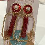 RED GLITTER STICKS
