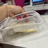 Clear/Red CC Bag