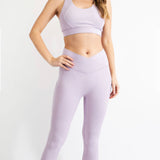 LAVENDER BUTTER YOGA FABRIC CAPRI