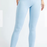 LIGHT BLUE BUTTER YOGA LEGGINGS WITH POCKETS