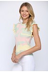 KNIT RUFFLE TOP