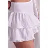 RUFFLE SKORT