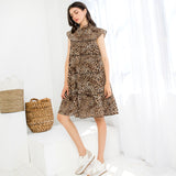 Tiered Leopard Dress