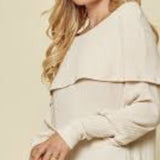 Cream Long Sleeve Shirt