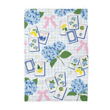 Mahjong Hydrangea Kitchen Towel