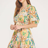 Garden Party Belted Mini Dress