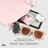 Ballet Pink Bow Waterproof Pouch