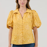Narobi Button Top