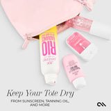 Ballet Pink Bow Waterproof Pouch