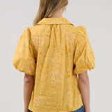 Narobi Button Top