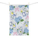 Mahjong Hydrangea Kitchen Towel