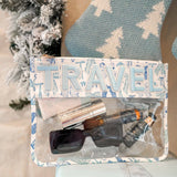 Blue Bow Travel Pouch