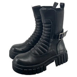 Black Combat Boot