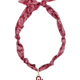 Oklahoma Logo Bandana Scarf Necklace