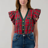 Kimma Button Down Top
