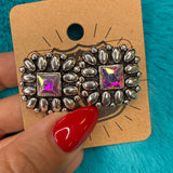 Concho Stud Earrings