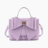 Lilac Double Bow Bag