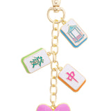 Oh My Mahj Heart Cluster Bag Charm