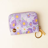 Purple Bouquet Keychain Wallet
