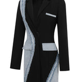 Denim Blazer Dress