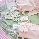 Case-Mate Mahjong Jelly Tote Set Ballet Pink Bow