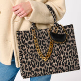 Leo Leopard Tote