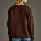Dk. Brown Coffee Weather Sweater