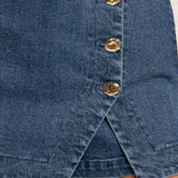 Gold Hint Denim Skort