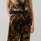 Palm Tropics Strapless Jumpsuit