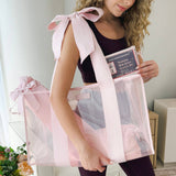 Case-Mate Mahjong Jelly Tote Set Ballet Pink Bow