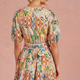 Garden Party Belted Mini Dress