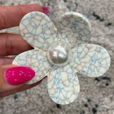 Pearl Flower Clip