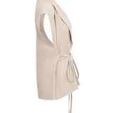 Sleeveless Blazer Vest