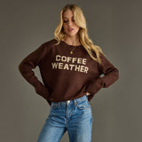 Dk. Brown Coffee Weather Sweater