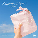 Ballet Pink Bow Waterproof Pouch