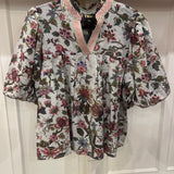 Fall for Me Floral Puff Sleeve Top