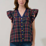 Kimma Button Down Top