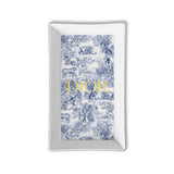 Ceramic Tray- Blue Toile