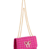 Tweed Bow Purse