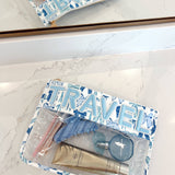 Blue Bow Travel Pouch