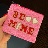 Be Mine Beaded Pouch
