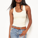 Seamless White  Tank Top