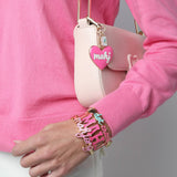Dot Crack Bam Enamel Hinge Bangle