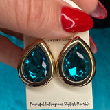 Gemstone Stud Earrings