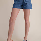 Scallop Detail Pocket Colette Shorts