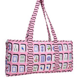 Kaya Mahjong Zippered Game Bag Pink