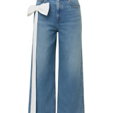 Contrast Ribbon Jean