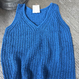 Surf Blue Knit Tank Top